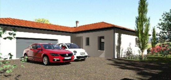 Plan de maison Surface terrain 131 m2 - 7 pièces - 4  chambres -  avec garage 