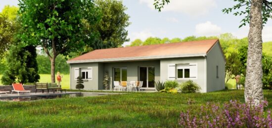 Plan de maison Surface terrain 100 m2 - 5 pièces - 3  chambres -  sans garage 