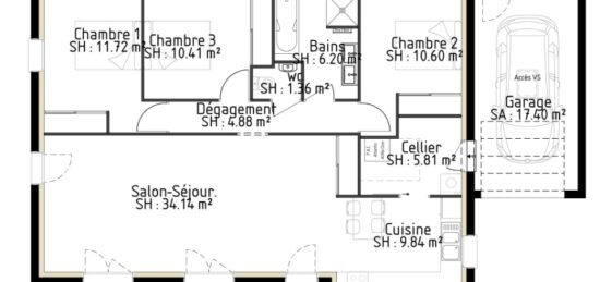 Maison neuve à , Cantal