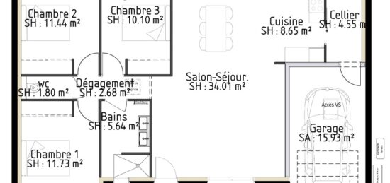 Maison neuve à , Cantal